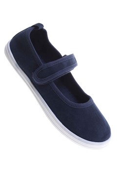 Wsuwane granatowe dziewczęce tenisówki balerinki czeszki z paseczkiem /G13-1 17788 T124/ ze sklepu Pantofelek24.pl w kategorii Trampki dziecięce - zdjęcie 183879100