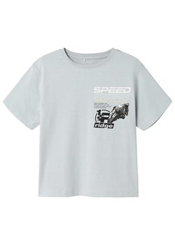 name it Koszulka &quot;Hold&quot; w kolorze szarym ze sklepu Limango Polska w kategorii T-shirty chłopięce - zdjęcie 183879282