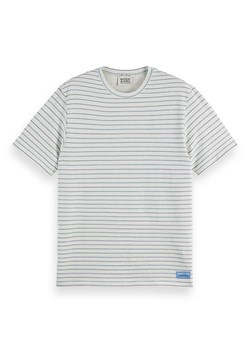 Scotch &amp; Soda Koszulka w kolorze biało-niebiesko-zielonym ze sklepu Limango Polska w kategorii T-shirty męskie - zdjęcie 183879514