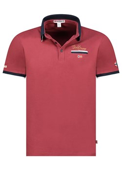 Geographical Norway Koszulka polo &quot;Kara&quot; w kolorze bordowym ze sklepu Limango Polska w kategorii T-shirty męskie - zdjęcie 183879553