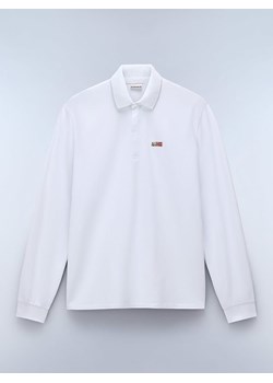 Napapijri Koszulka polo w kolorze białym ze sklepu Limango Polska w kategorii T-shirty męskie - zdjęcie 183879670