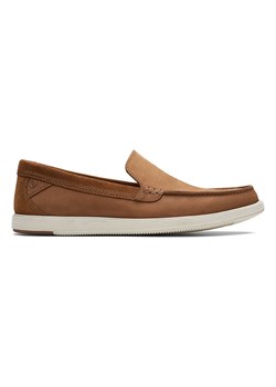 Clarks Skórzane mokasyny &quot;Bratton&quot; w kolorze jasnobrązowym ze sklepu Limango Polska w kategorii Mokasyny męskie - zdjęcie 183879693