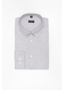 KOSZULA CORSINI 3284D DŁUGI RĘKAW SLIM FIT SZARA Z BAWEŁNY ze sklepu Recman w kategorii Koszule męskie - zdjęcie 183879934