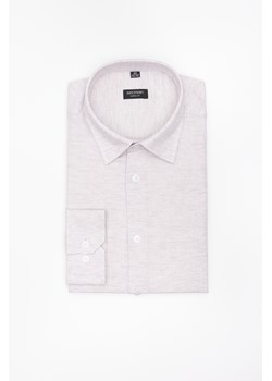 KOSZULA FORMENTO 3286D DŁUGI RĘKAW CUSTOM FIT BEŻOWA Z BAWEŁNĄ ze sklepu Recman w kategorii Koszule męskie - zdjęcie 183879944