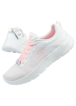 Buty Skechers Go Walk W 124952/WPK białe ze sklepu ButyModne.pl w kategorii Buty sportowe damskie - zdjęcie 183881713