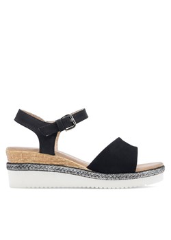 Espadryle Clara Barson WS2189-15 Czarny ze sklepu eobuwie.pl w kategorii Sandały damskie - zdjęcie 183882184