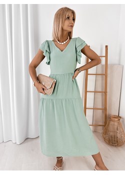 sukienka iskara miętowa one size ze sklepu UBRA w kategorii Sukienki - zdjęcie 183884290