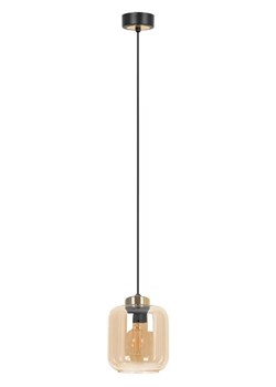 Wisząca lampa pojedyncza długa beżowa Asisto ze sklepu Edinos.pl w kategorii Lampy wiszące - zdjęcie 183884384