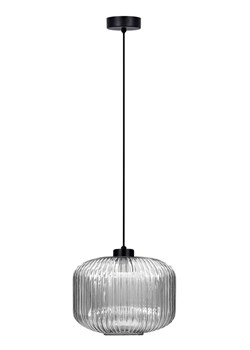 Wisząca lampa czarno-transparentna Pikota ze sklepu Edinos.pl w kategorii Lampy wiszące - zdjęcie 183884393
