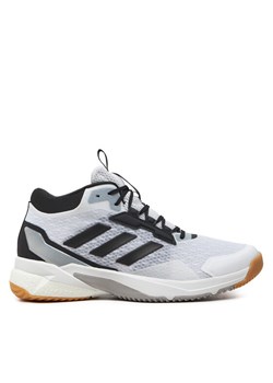 Buty halowe adidas Crazyflight 5 Mid IH7720 Biały ze sklepu eobuwie.pl w kategorii Buty sportowe męskie - zdjęcie 183884784