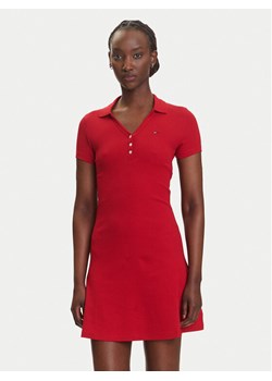 Tommy Jeans Sukienka codzienna DW0DW21172 Czerwony Regular Fit ze sklepu MODIVO w kategorii Sukienki - zdjęcie 183885434