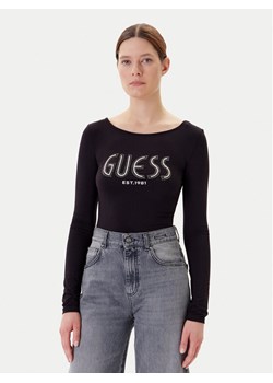 Guess Body W5YP05 K68D2 Czarny Slim Fit ze sklepu MODIVO w kategorii Bluzki damskie - zdjęcie 183885450