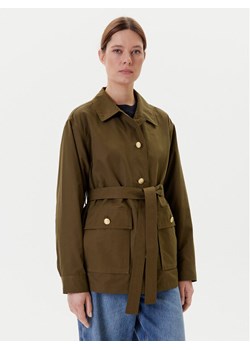 Tommy Hilfiger Kurtka przejściowa WW0WW45620 Zielony Regular Fit ze sklepu MODIVO w kategorii Kurtki damskie - zdjęcie 183885451
