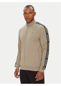 Guess Bluza Z2YQ12 K6ZS1 Zielony Regular Fit ze sklepu MODIVO w kategorii Bluzy męskie - zdjęcie 183885482