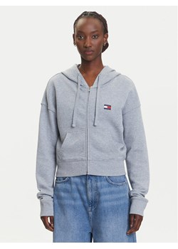 Tommy Jeans Bluza DW0DW21147 Szary Boxy Fit ze sklepu MODIVO w kategorii Bluzy damskie - zdjęcie 183885650