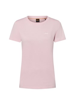 BOSS Orange Koszulka damska Kobiety Bawełna brudny róż jednolity - id: 767271-0002-09900 - marki BOSS HUGO BOSS - 183887213 BOSS Orange Koszulka damska Kobiety Bawełna brudny róż jednolity ze sklepu vangraaf w kategorii Bluzki damskie - zdjęcie 183887213
