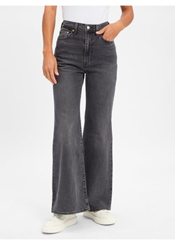 Levi's Dżinsy - Ribcage Bell Kobiety Bawełna antracytowy jednolity ze sklepu vangraaf w kategorii Jeansy damskie - zdjęcie 183887223