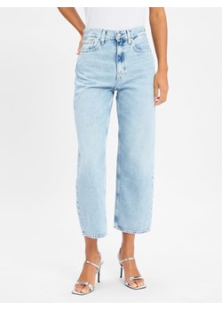 Calvin Klein Jeans Dżinsy o dopasowanym kroju Kobiety Bawełna bielony jednolity ze sklepu vangraaf w kategorii Jeansy damskie - zdjęcie 183887231