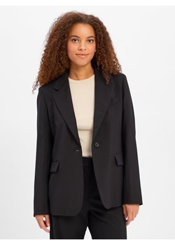 Weekend Max Mara Marynarka damska z wełny dziewiczej - Lamine Kobiety wełna ze strzyży czarny jednolity ze sklepu vangraaf w kategorii Marynarki damskie - zdjęcie 183887252