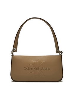 Calvin Klein Jeans Torebka Sculpted Shoulder Pouch25 Mono K60K610679 Brązowy ze sklepu MODIVO w kategorii Torebki damskie - zdjęcie 183888093