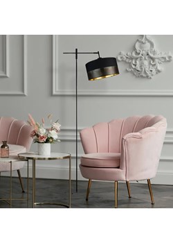 Regulowana lampa stojąca MELTON GLAM na czarnym stelażu ze sklepu Lysne w kategorii Lampy podłogowe - zdjęcie 183888440