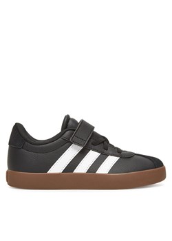 Sneakersy adidas VL COURT 3.0 EL C ID9154 Czarny ze sklepu eobuwie.pl w kategorii Buty sportowe dziecięce - zdjęcie 183888692