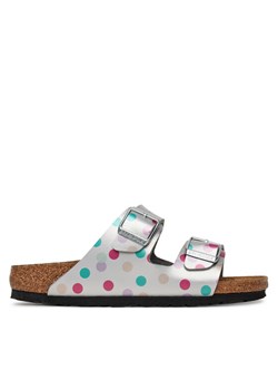 Birkenstock Klapki Arizona Kids 1029842 D Srebrny ze sklepu MODIVO w kategorii Klapki dziecięce - zdjęcie 183890041