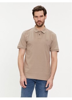 Boss Polo Passenger 50507803 Brązowy Slim Fit ze sklepu MODIVO w kategorii T-shirty męskie - zdjęcie 183890074