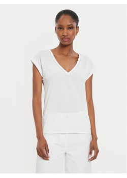 Morgan T-Shirt 242-DAYA Biały Regular Fit ze sklepu MODIVO w kategorii Bluzki damskie - zdjęcie 183891014