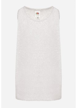 Szara Bawełniana Koszulka Typu Tank Top Zianessa ze sklepu born2be.pl w kategorii Podkoszulki męskie - zdjęcie 183892111