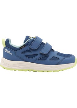 Jack Wolfskin Sneakersy &quot;Woodland 2 Texapore&quot; w kolorze niebiesko-limonkowym ze sklepu Limango Polska w kategorii Buty sportowe dziecięce - zdjęcie 183892913
