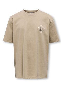 ONLY &amp; SONS Junior Koszulka &quot;Bob&quot; w kolorze beżowym ze sklepu Limango Polska w kategorii T-shirty chłopięce - zdjęcie 183892970