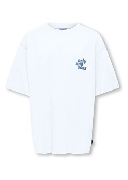 ONLY &amp; SONS Junior Koszulka &quot;Blake&quot; w kolorze białym ze sklepu Limango Polska w kategorii T-shirty chłopięce - zdjęcie 183893213