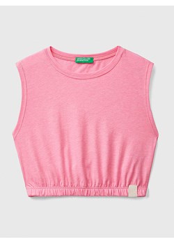 Benetton Top w kolorze jasnoróżowym ze sklepu Limango Polska w kategorii Bluzki dziewczęce - zdjęcie 183893330