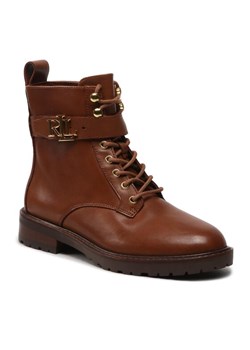 Botki LAUREN RALPH LAUREN Elridge 802838413002 Brązowy ze sklepu eobuwie.pl w kategorii Workery damskie - zdjęcie 183894564