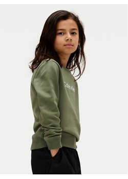 Calvin Klein Jeans Bluza Inst Logo IU0IU00680 D Zielony Regular Fit ze sklepu MODIVO w kategorii Bluzy dziewczęce - zdjęcie 183894984