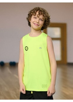 Sinsay - Koszulka sportowa bez rękawów Active - żółty ze sklepu Sinsay w kategorii T-shirty chłopięce - zdjęcie 183896380