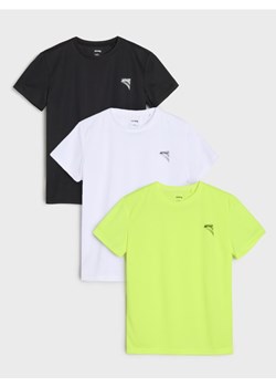 Sinsay - Koszulki 3 pack Active - czarny ze sklepu Sinsay w kategorii T-shirty chłopięce - zdjęcie 183896382