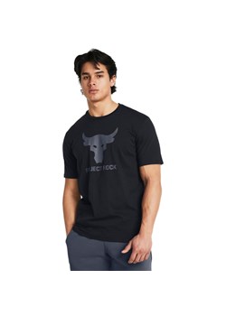 Męska koszulka treningowa Under Armour Project Rock Brahma Bull - czarna ze sklepu Sportstylestory.com w kategorii T-shirty męskie - zdjęcie 183897902