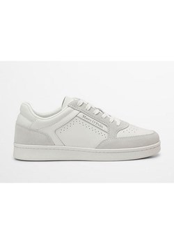 Marc O´Polo Skórzane sneakersy w kolorze biało-szarym ze sklepu Limango Polska w kategorii Buty sportowe damskie - zdjęcie 183899174