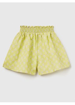 Benetton Lniane szorty w kolorze żółtym ze sklepu Limango Polska w kategorii Spodenki dziewczęce - zdjęcie 183899622