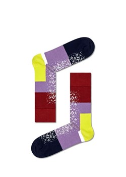 Happy Socks Skarpety &quot;Dressed Im Blocked&quot; w kolorze czarno-fioletowym ze sklepu Limango Polska w kategorii Skarpetki męskie - zdjęcie 183900420