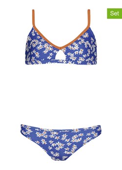 Barts Bikini &quot;Moave Crop Top&quot; w kolorze niebiesko-biało-pomarańczowym ze sklepu Limango Polska w kategorii Stroje kąpielowe - zdjęcie 183901094