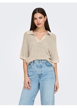 JDY Sweter w kolorze beżowym ze sklepu Limango Polska w kategorii Swetry damskie - zdjęcie 183901460
