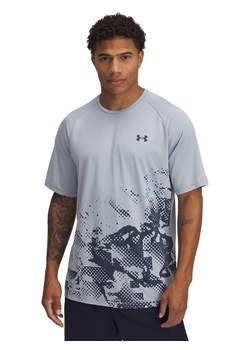 Under Armour Koszulka sportowa w kolorze błękitno-granatowym ze sklepu Limango Polska w kategorii T-shirty męskie - zdjęcie 183902200