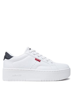 Sneakersy Levi's® VUNB0021S Biały ze sklepu eobuwie.pl w kategorii Buty sportowe damskie - zdjęcie 183902234
