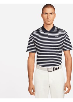 Męska koszulka polo do golfa w paski Nike Dri-FIT Victory - Niebieski ze sklepu Nike poland w kategorii T-shirty męskie - zdjęcie 183903001