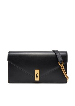Torebka Polo Ralph Lauren 427961946001 Czarny ze sklepu eobuwie.pl w kategorii Kopertówki - zdjęcie 183903240