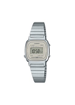 Zegarek Casio Vintage Mini LA670WEA-8AEF Srebrny ze sklepu eobuwie.pl w kategorii Zegarki - zdjęcie 183903250