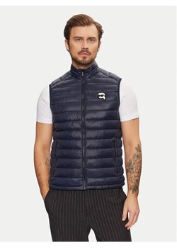 KARL LAGERFELD Kamizelka 505711 Granatowy Regular Fit ze sklepu MODIVO w kategorii Kamizelki męskie - zdjęcie 183904360
